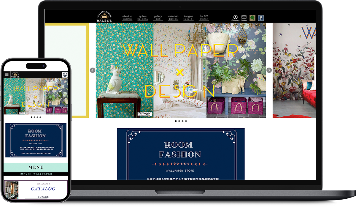 wall deco store WALECT 様